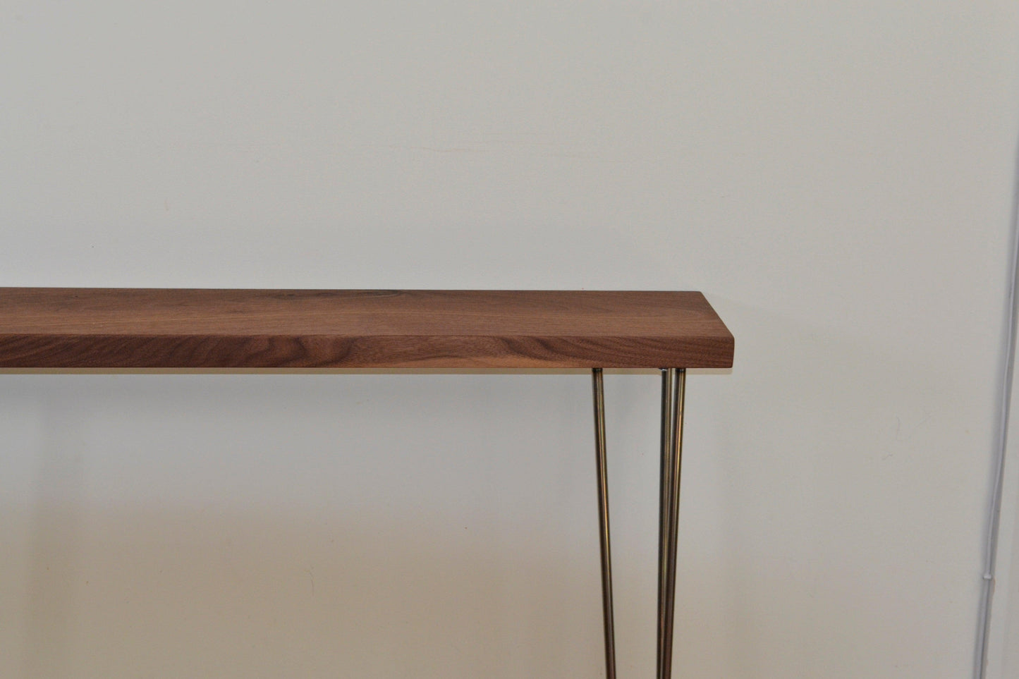 Black Walnut Console Table on Hairpin Legs - adrian-4cf6