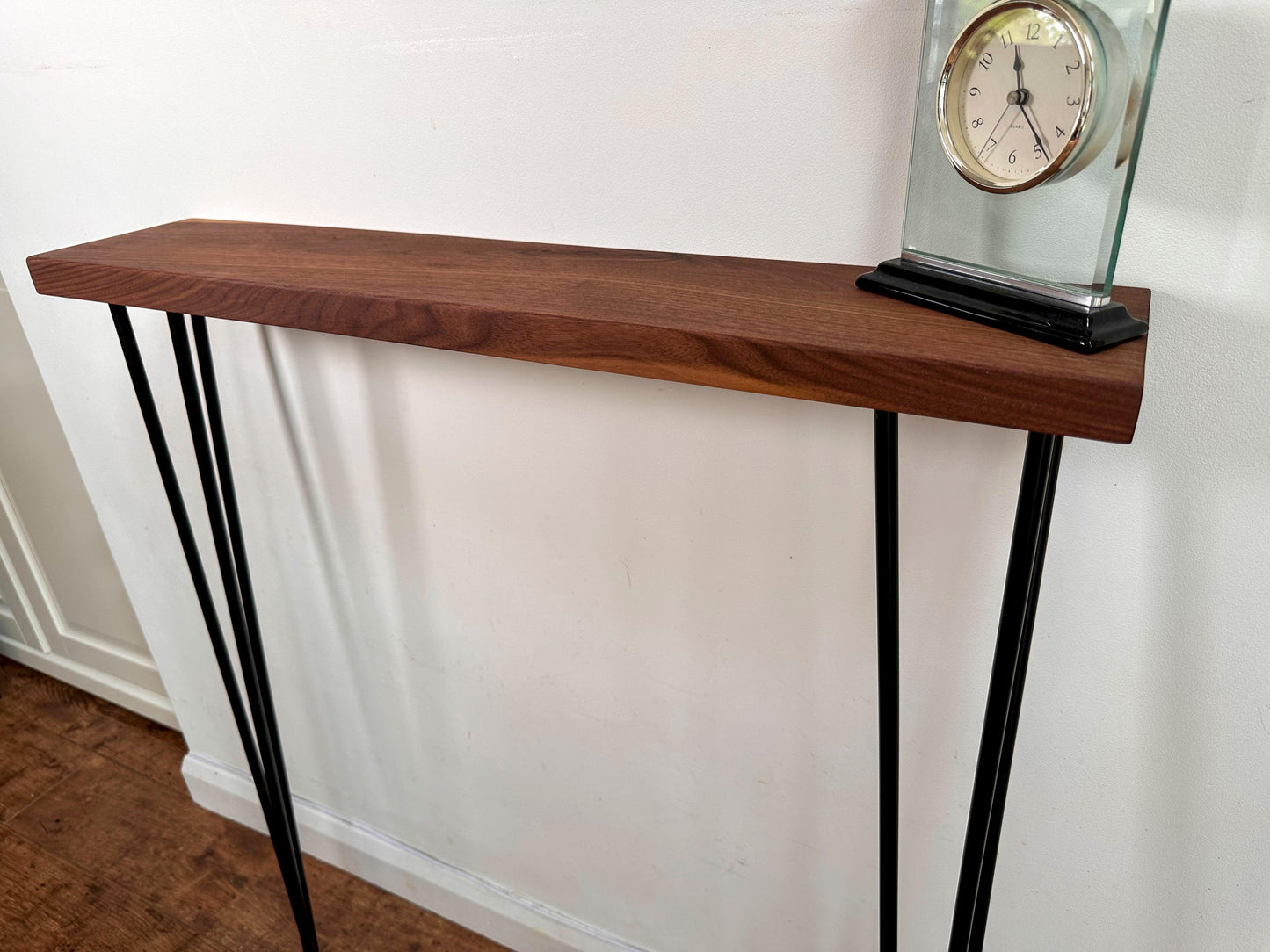 Black Walnut Console Table on Hairpin Legs - adrian-4cf6