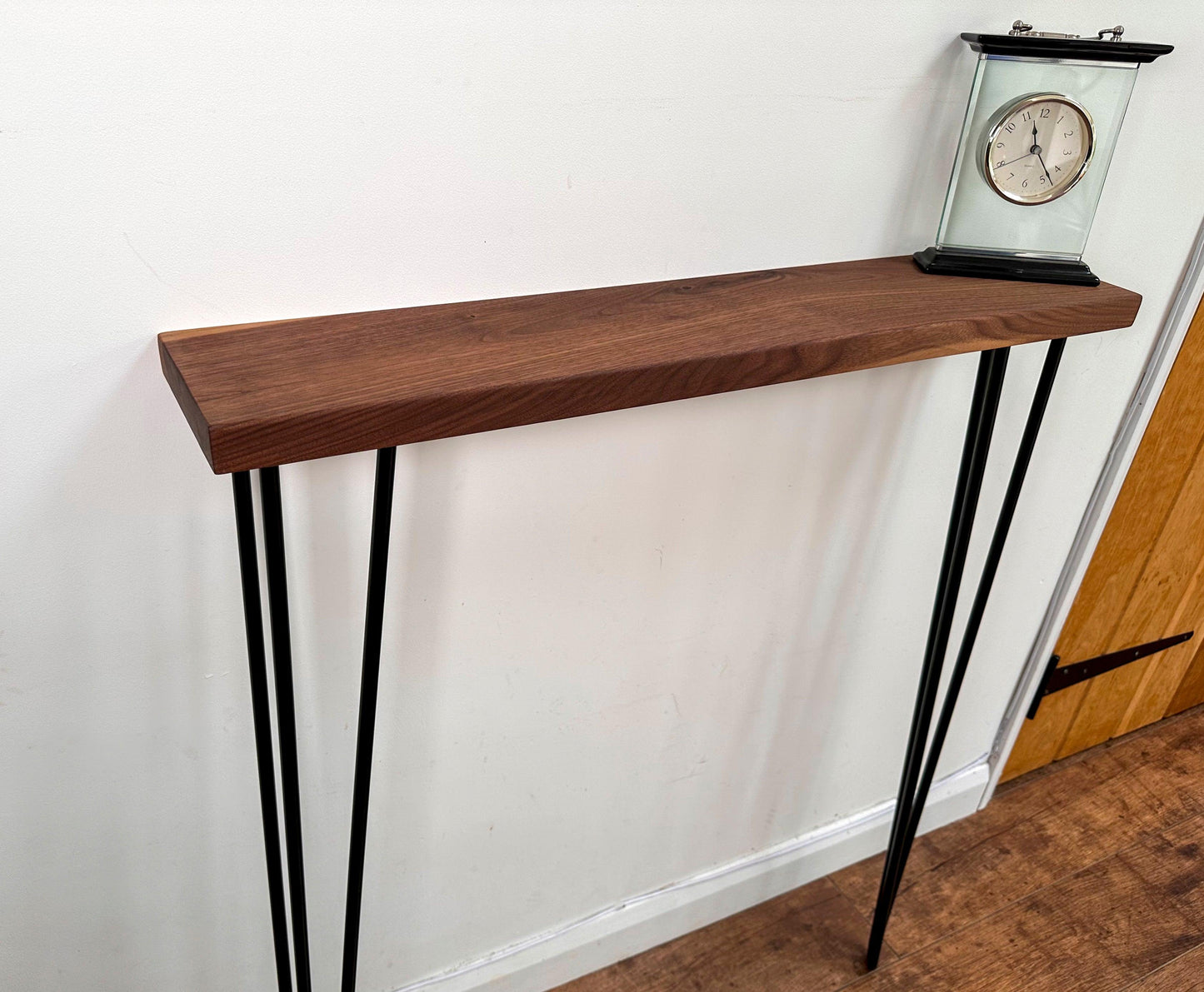 Black Walnut Console Table on Hairpin Legs - adrian-4cf6