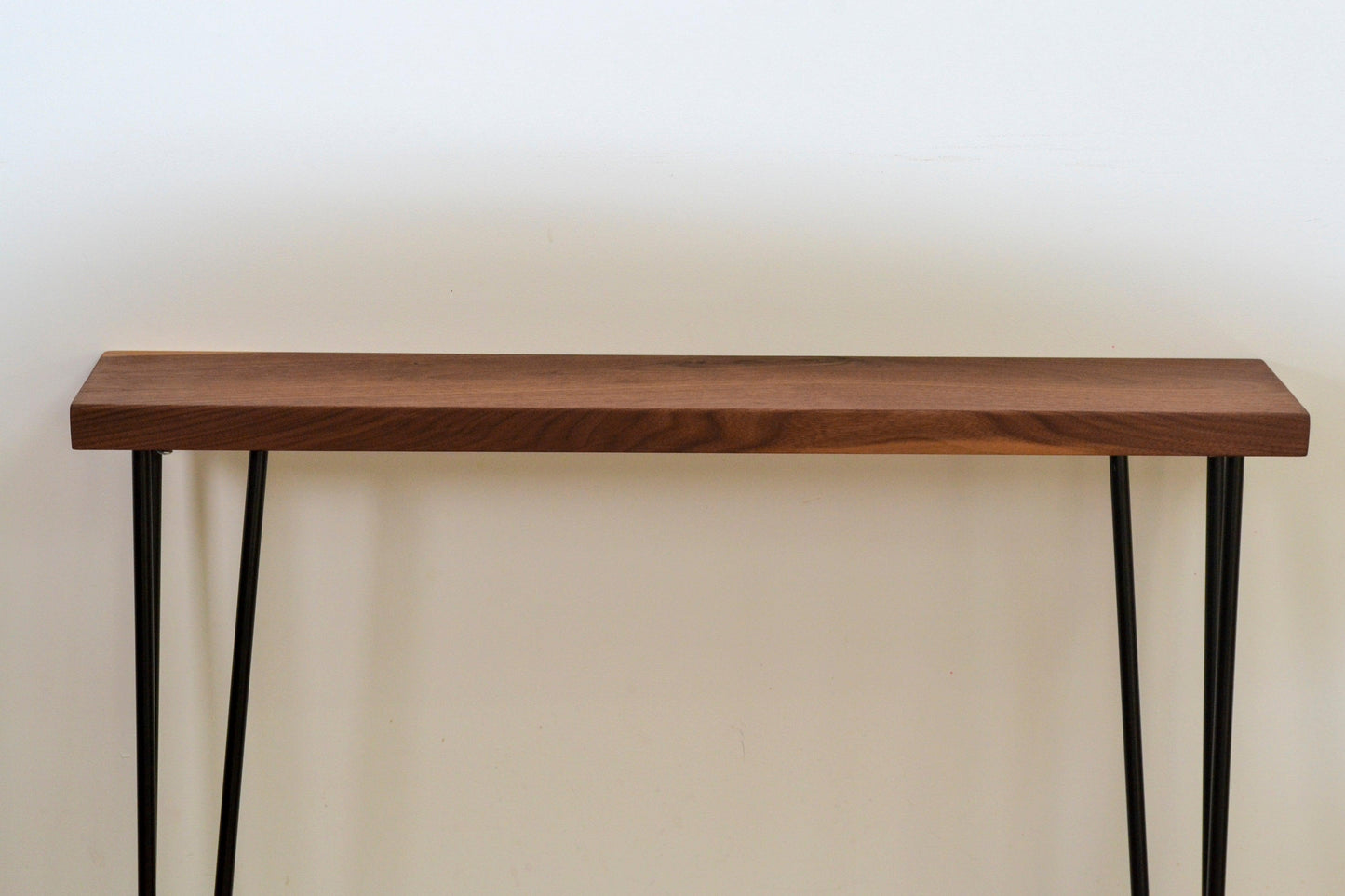 Black Walnut Console Table on Hairpin Legs - adrian-4cf6