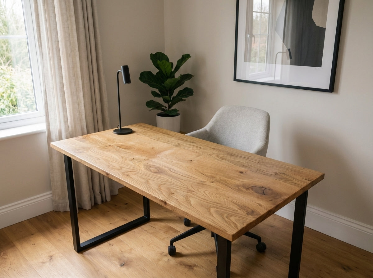 Custom Desk Top — Oak