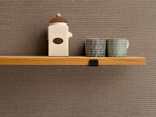 shelf with up style shelf bracket briwax finish