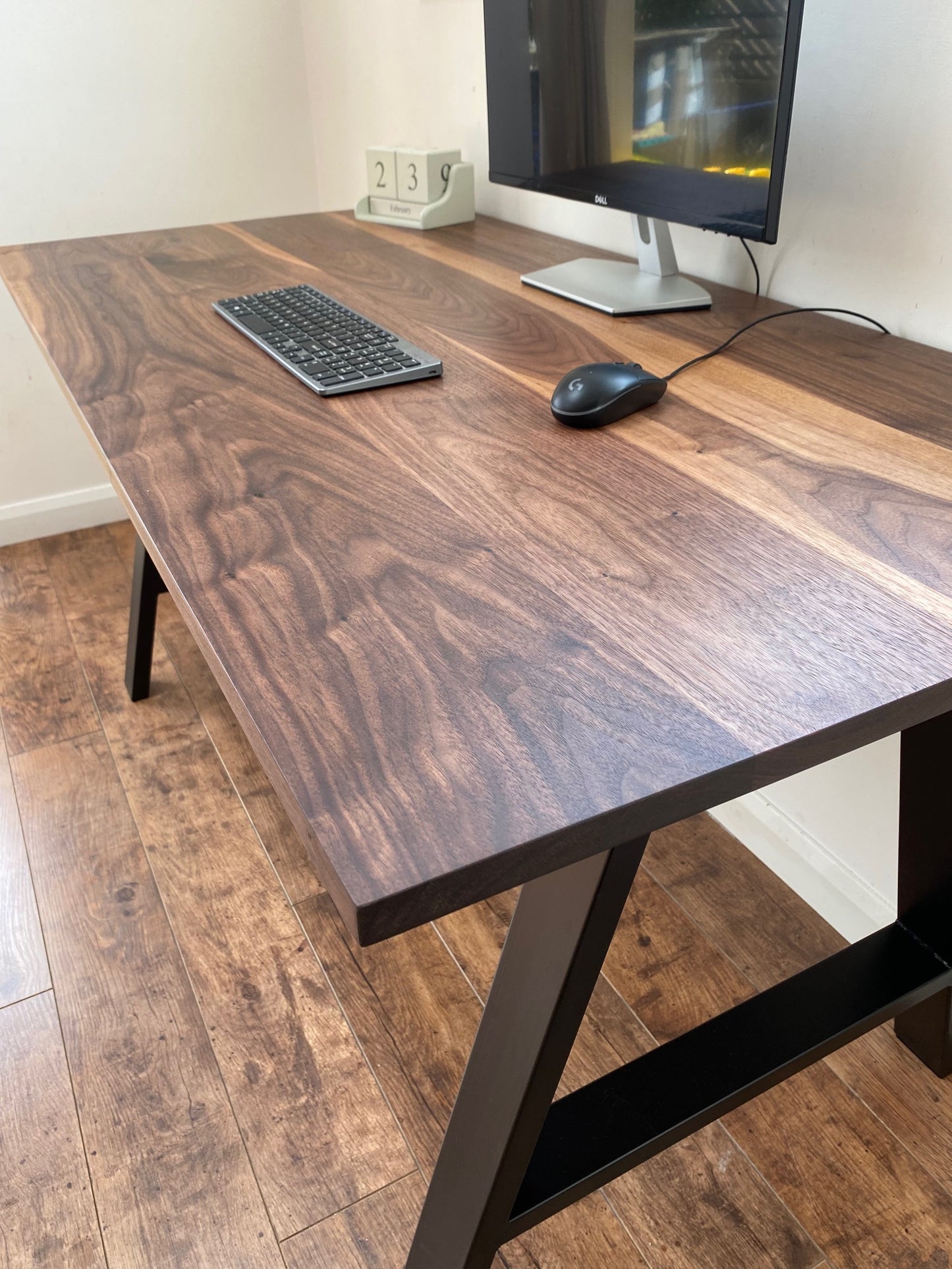 Black Walnut Desk Top for Sit Stand Desk