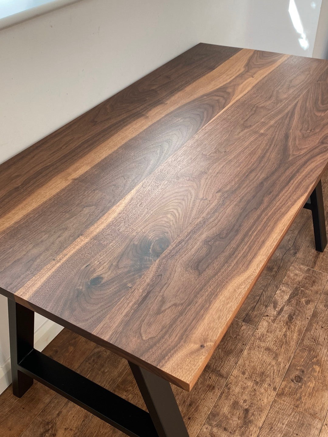 Black Walnut Desk Top for Sit Stand Desk