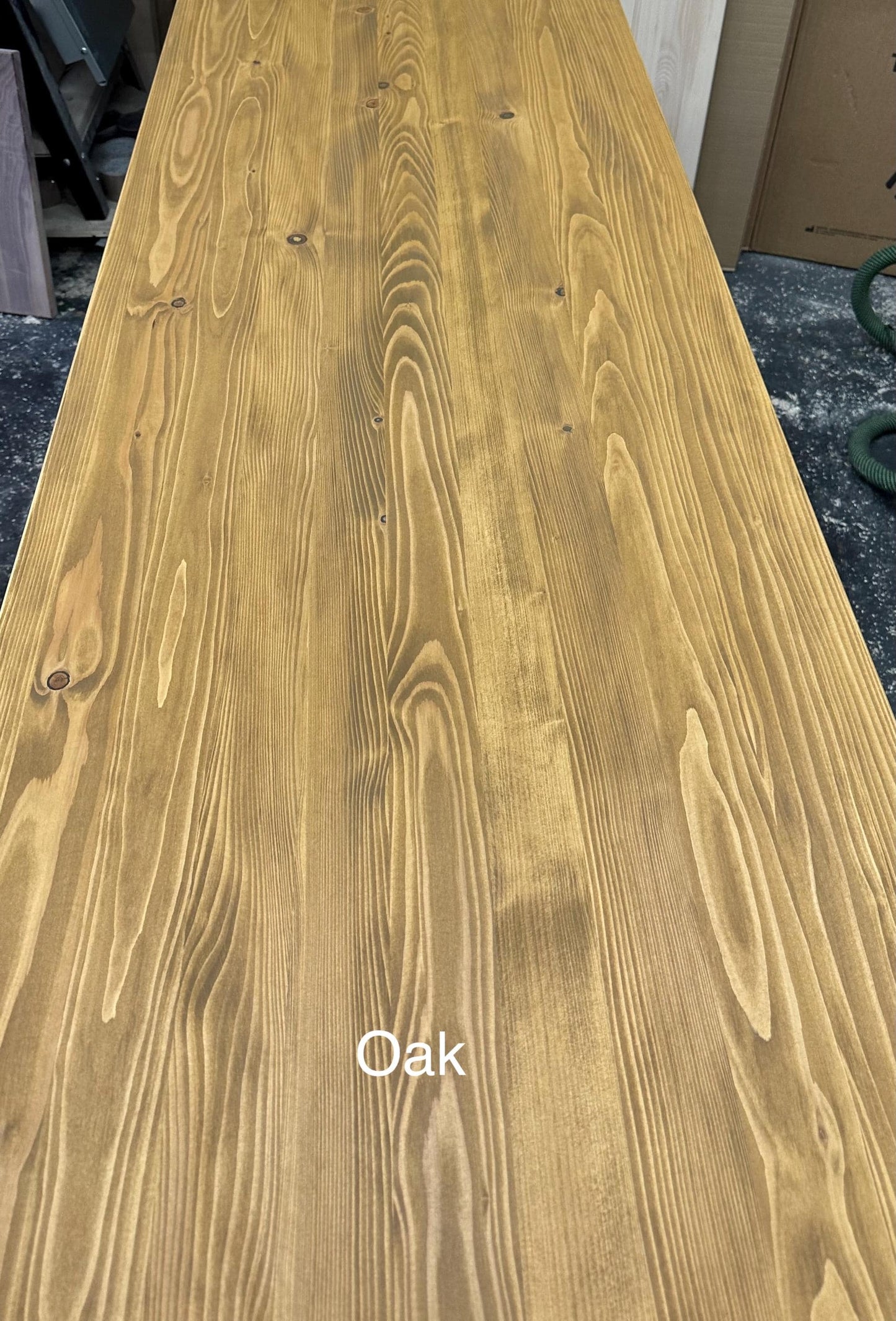 Custom Desk Top — Pine (Oak)