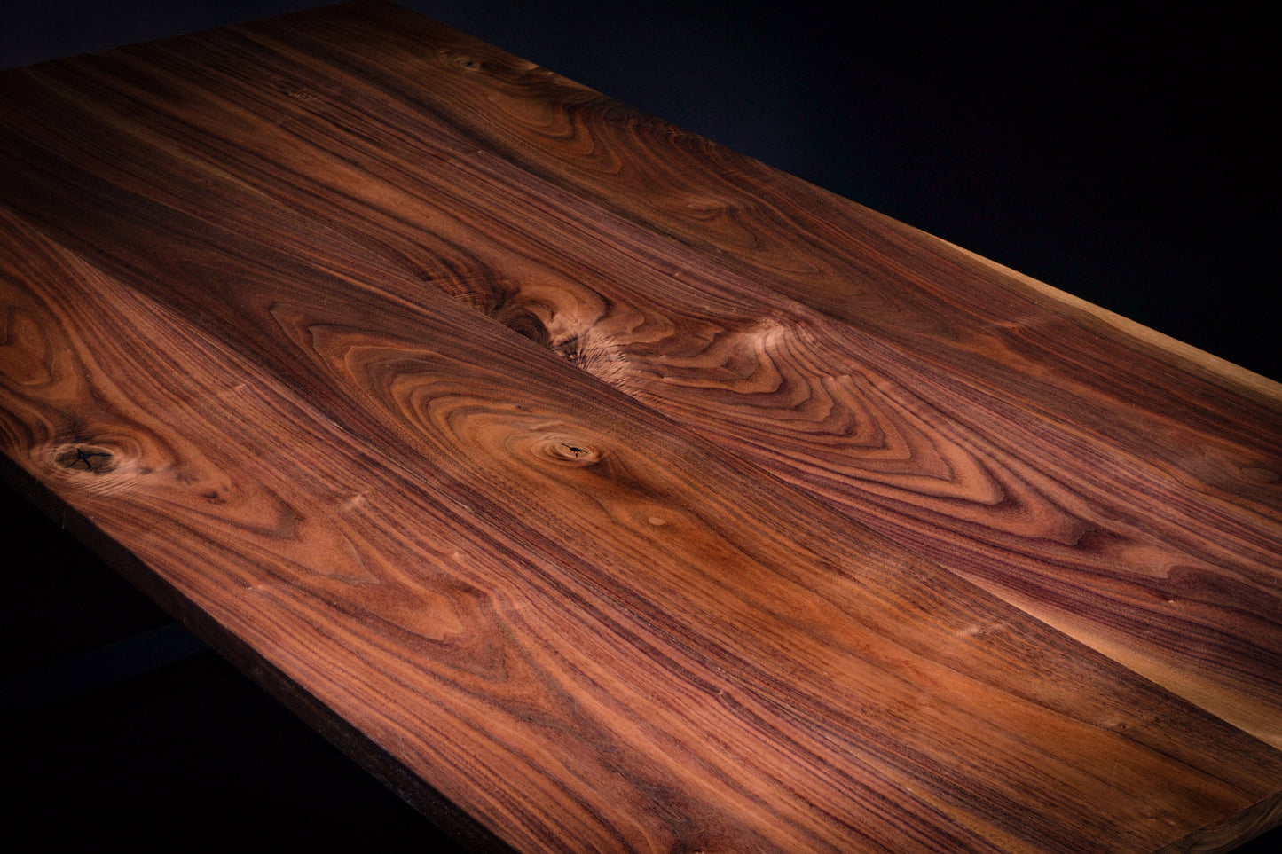 Black Walnut Desk Top for Sit Stand Desk