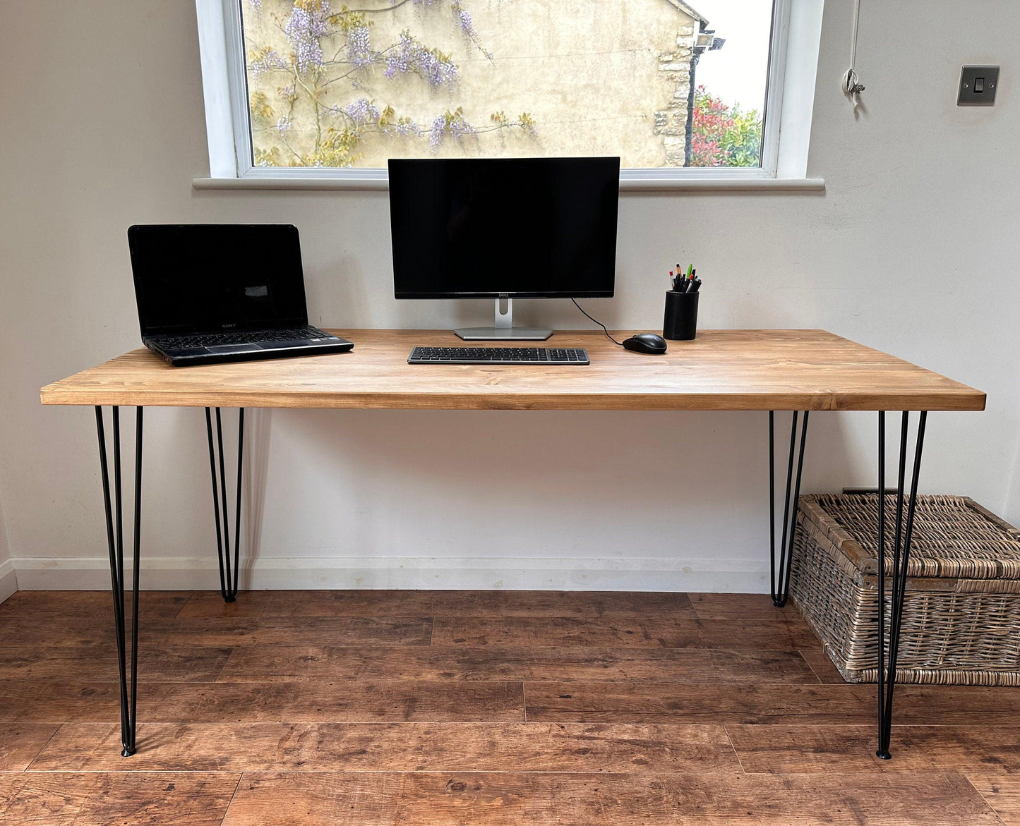 Desk on Hairpin Legs - adrian-4cf6