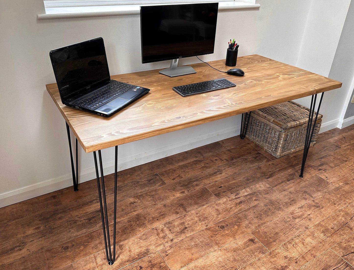 Desk on Hairpin Legs - adrian-4cf6
