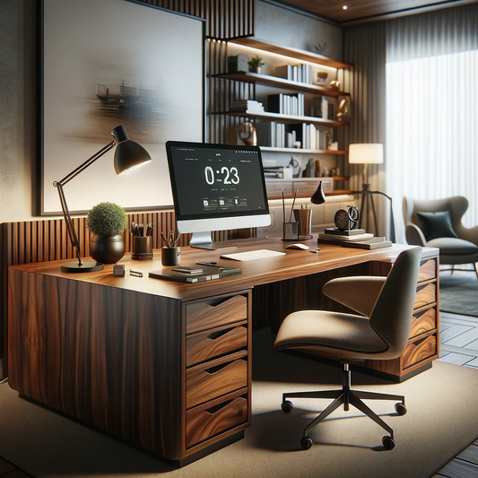 Elevate Your Workspace with a Walnut Office Desk