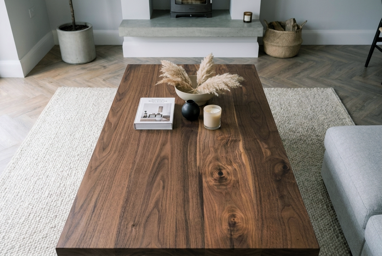 The Wedmore Coffee Table — Black Walnut