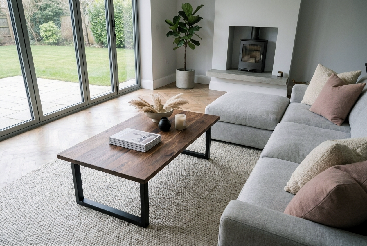 The Wedmore Coffee Table — Black Walnut