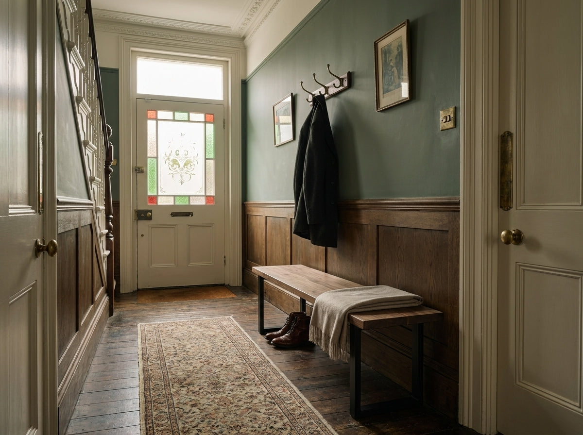 The Wedmore Bench — Black Walnut