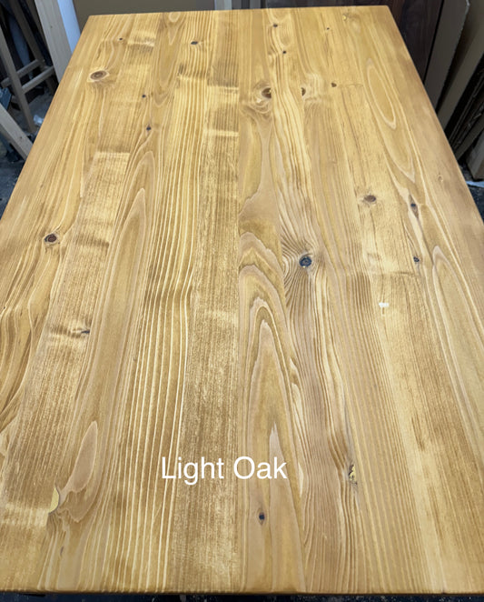 Custom Desk Top — Pine (Light Oak)