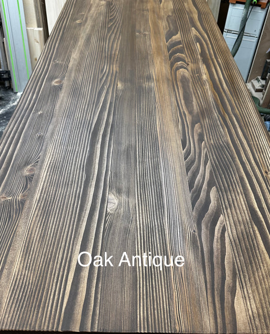 Custom Desk Top — Pine (Antique Oak)