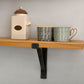 Wooden Shelves Down Brackets Briwax Range