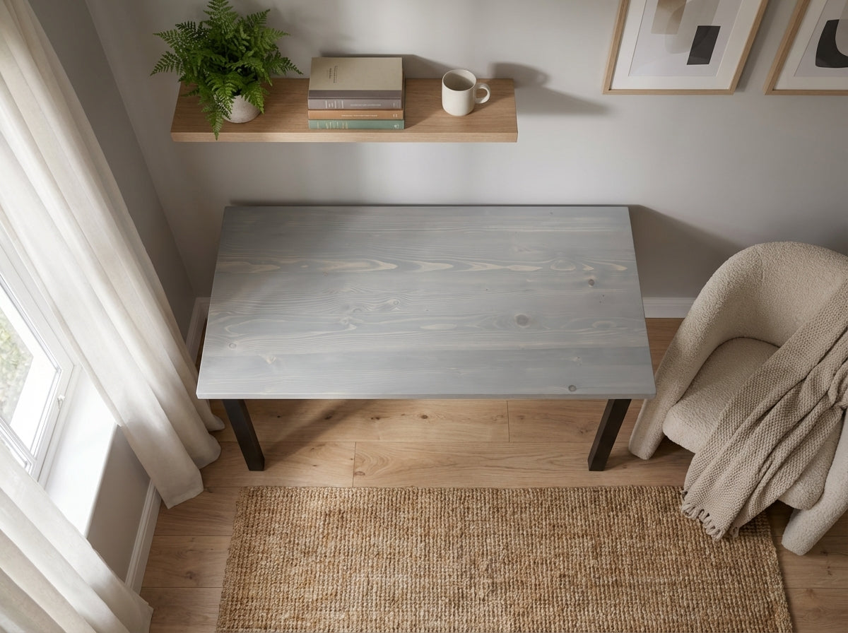 The Bruton Desk — Silk Grey