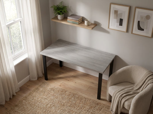 The Bruton Desk — Silk Grey