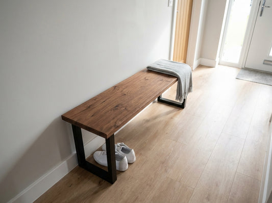 The Bruton Bench — Walnut