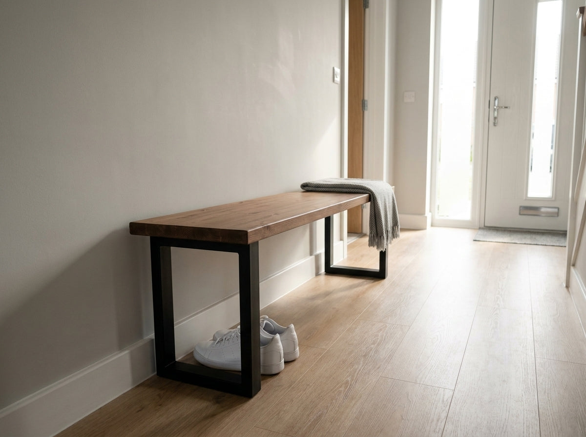 The Bruton Bench — Walnut