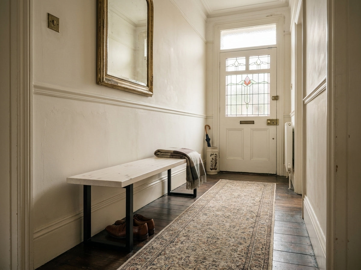 The Bruton Bench — White