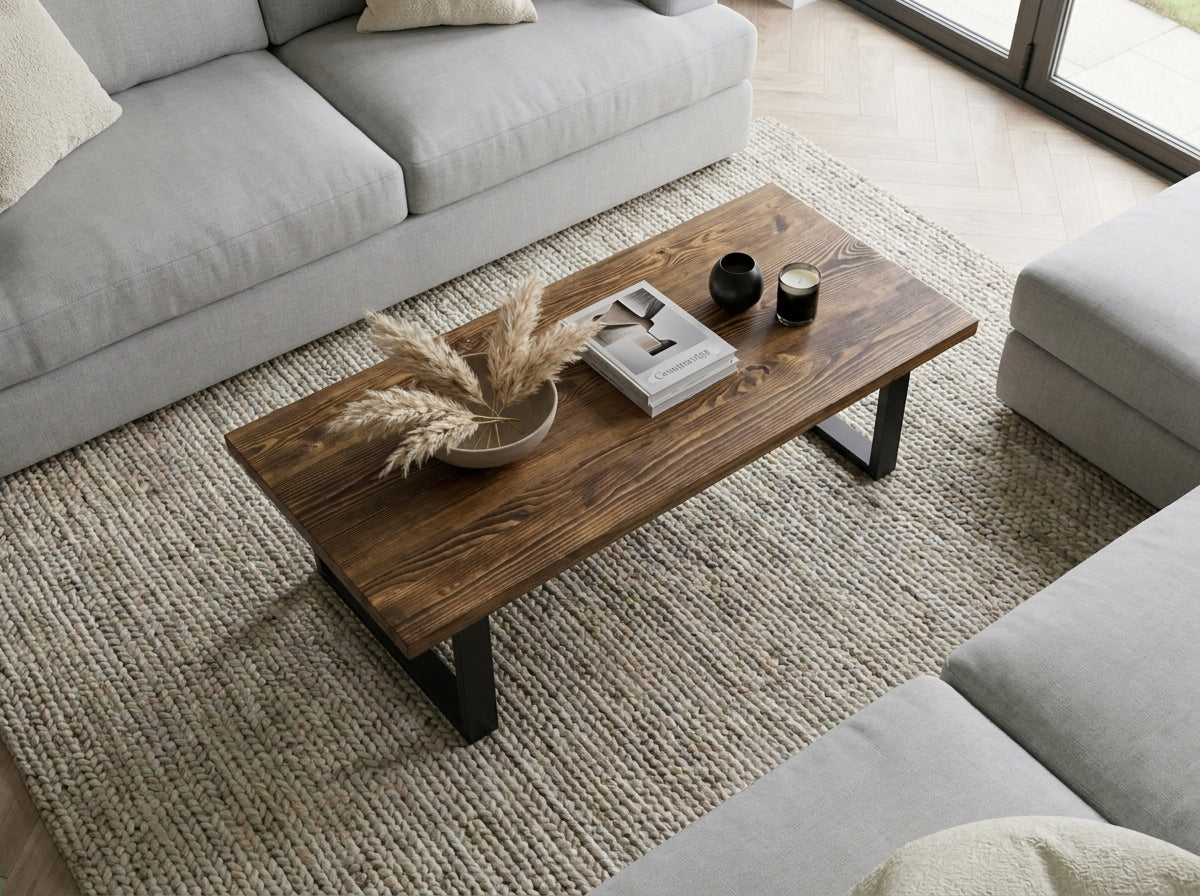 The Bruton Coffee Table — Antique Oak