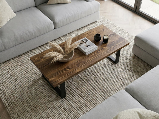 The Bruton Coffee Table — Antique Oak