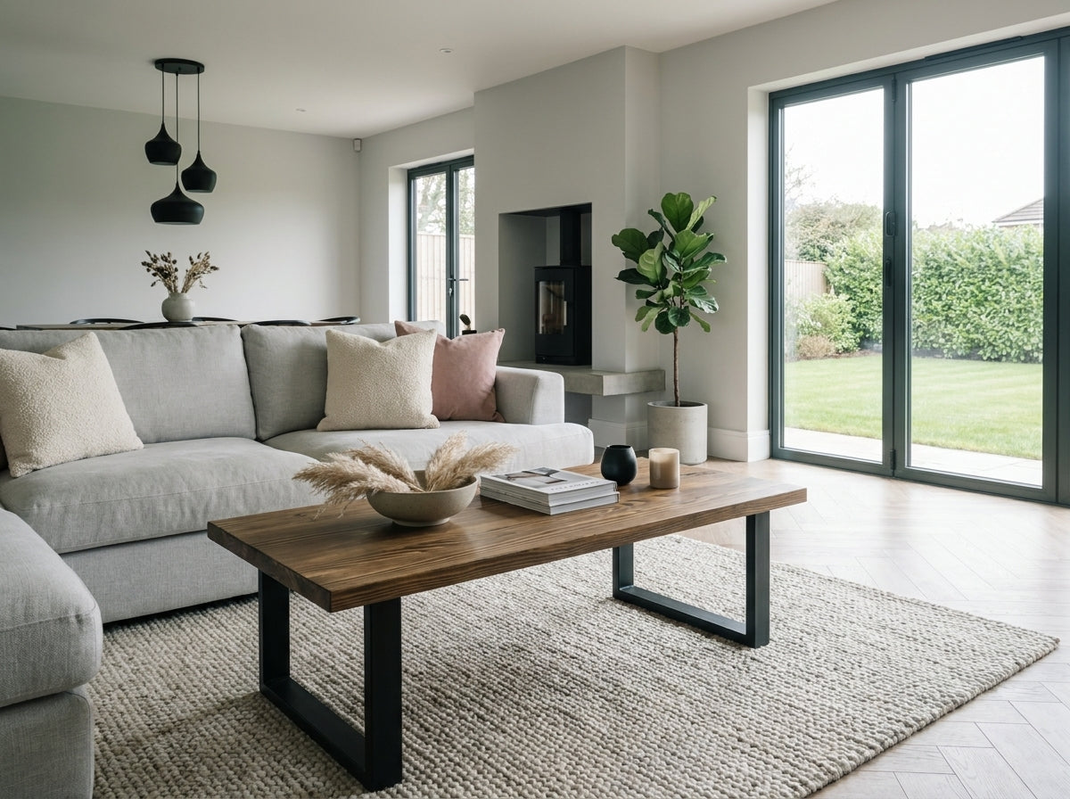 The Bruton Coffee Table — Antique Oak