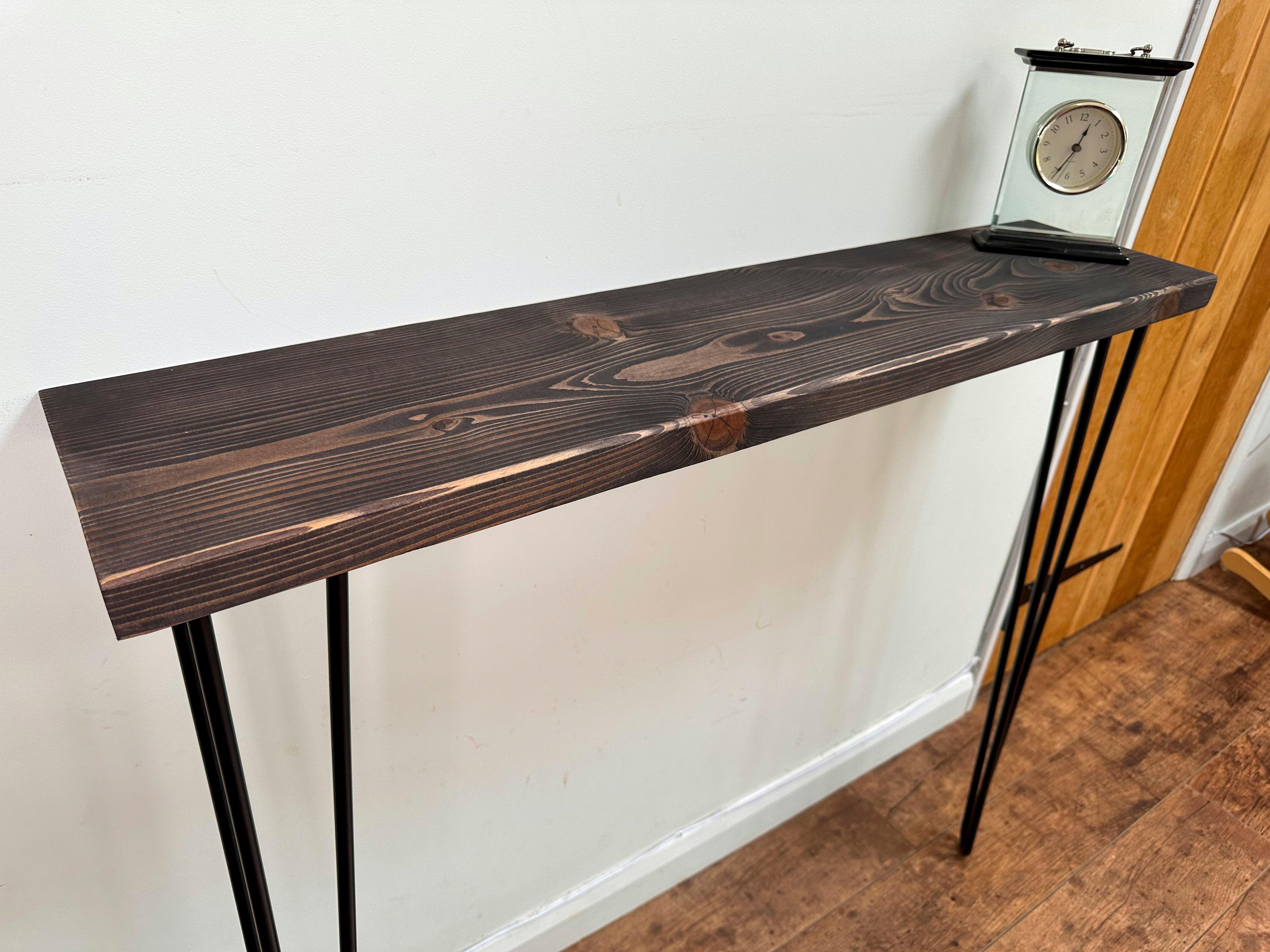 Handcrafted deals console table