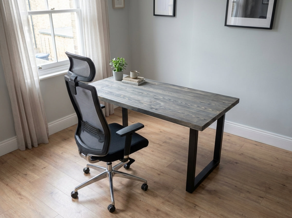 The Bruton Desk — Granite Grey