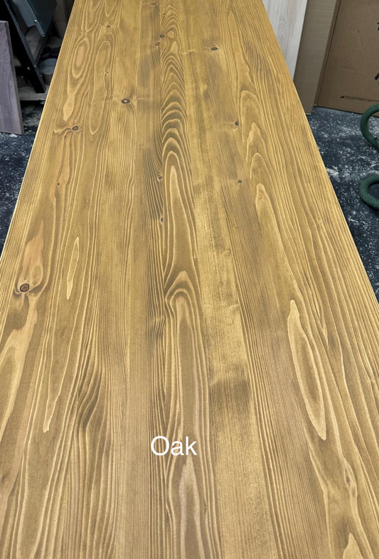 Custom Desk Top — Pine (Oak)
