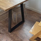 Dining Table with Box Section Legs the Fiddes Range