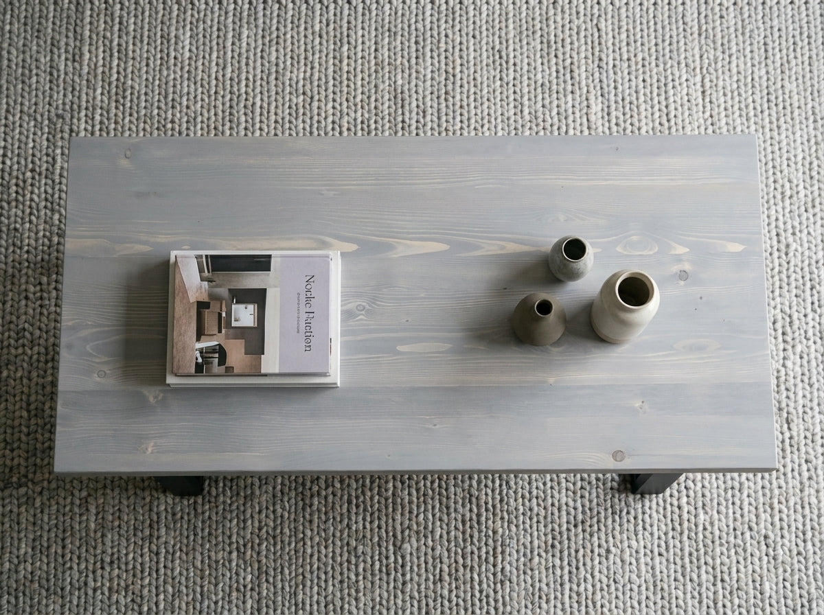The Bruton Coffee Table — Silk Grey