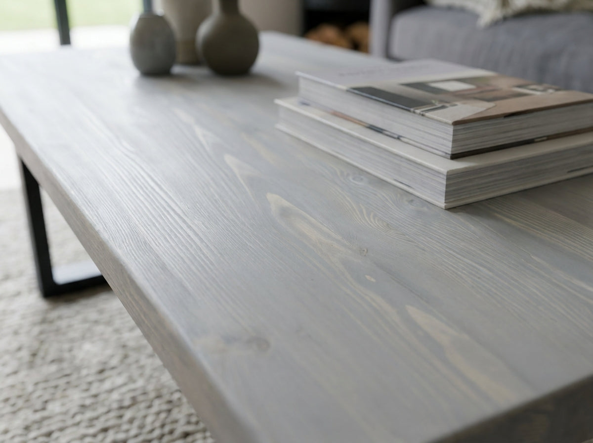 The Bruton Coffee Table — Silk Grey