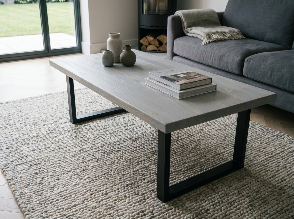The Bruton Coffee Table — Silk Grey