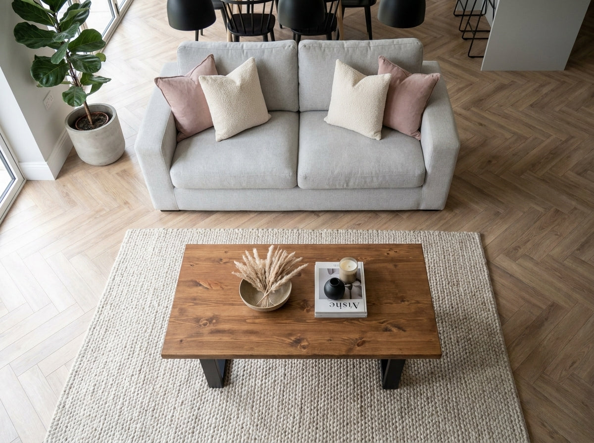 The Bruton Coffee Table – Walnut Stain