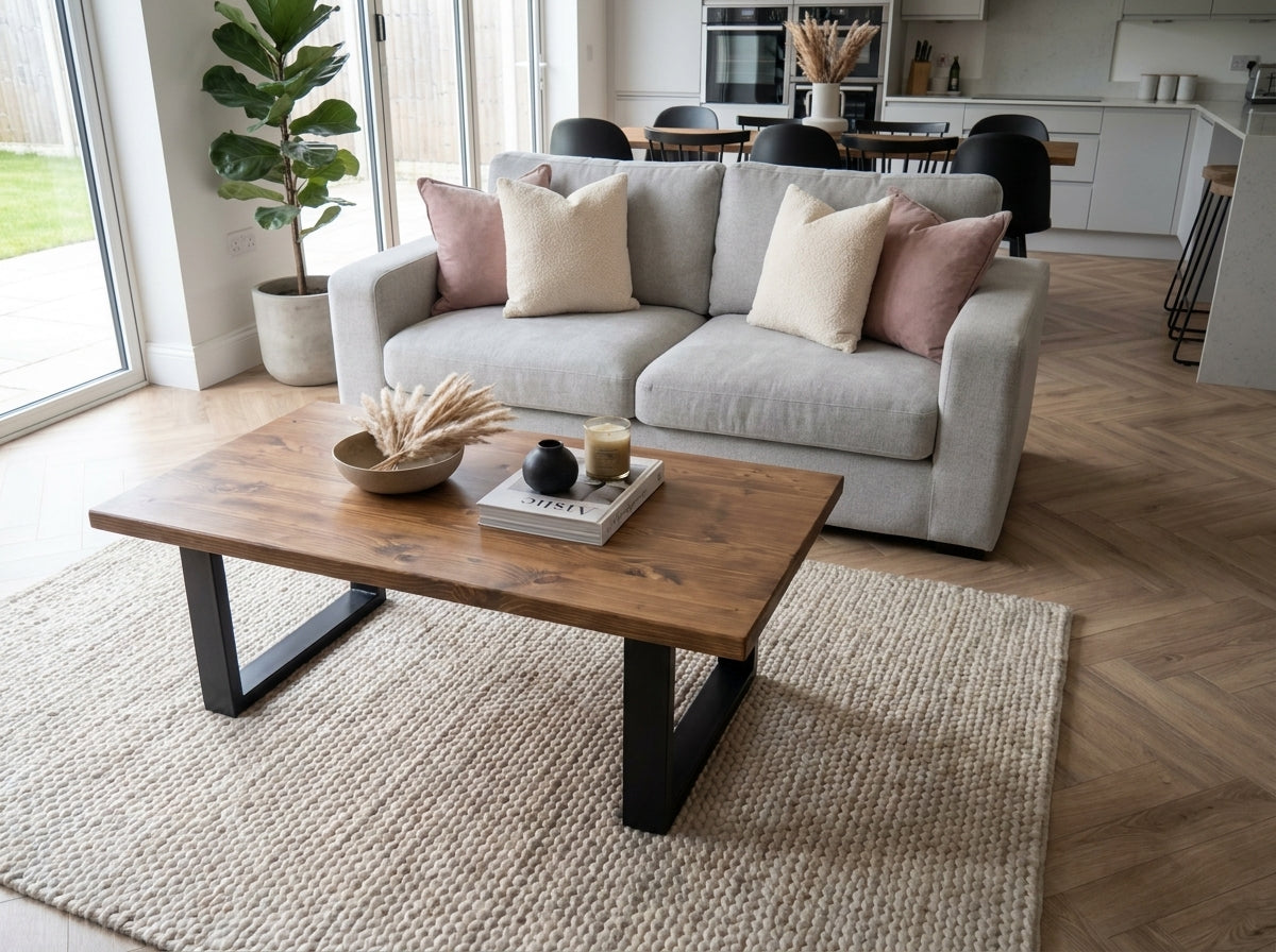 The Bruton Coffee Table – Walnut Stain