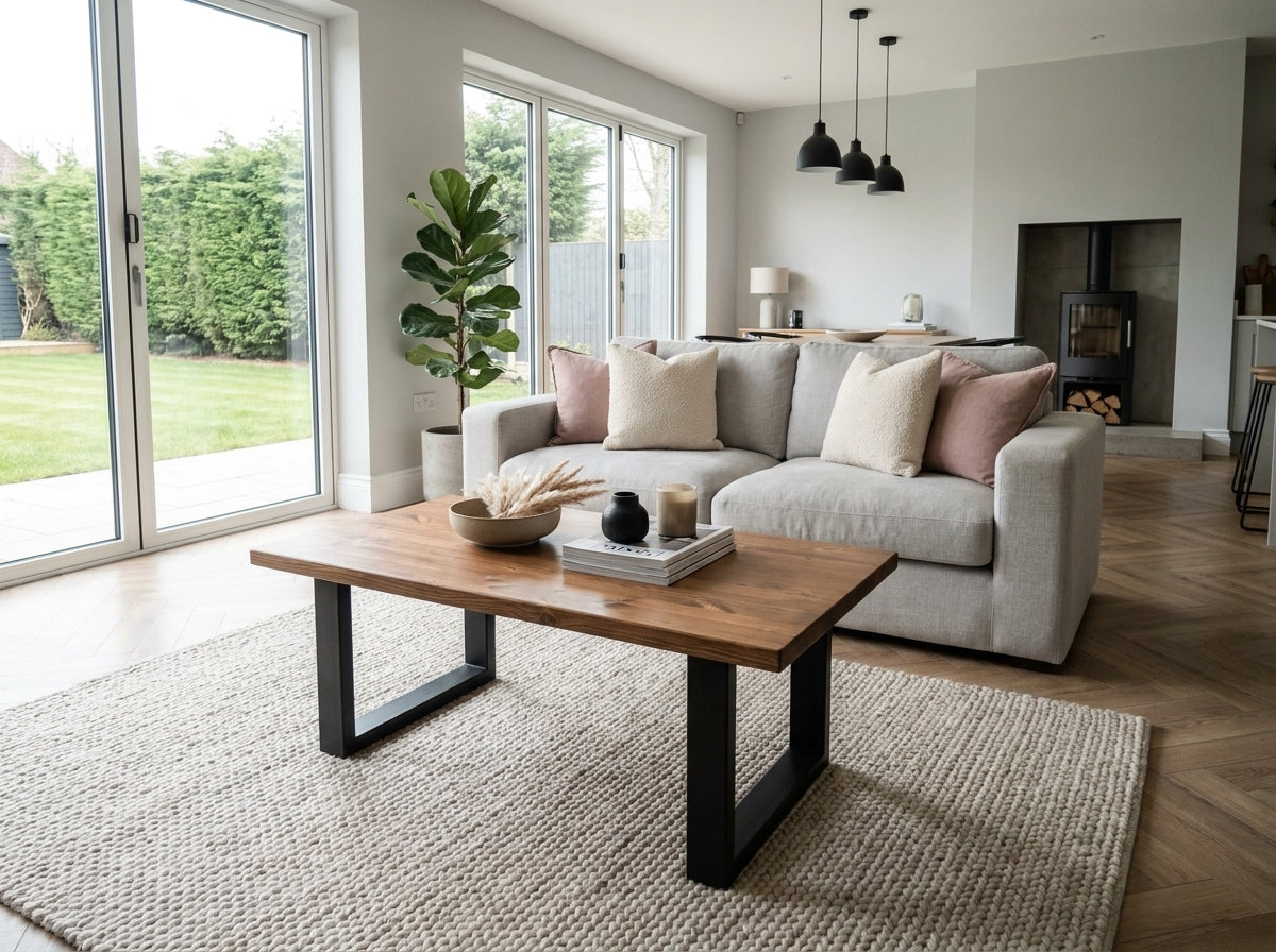 The Bruton Coffee Table – Walnut Stain