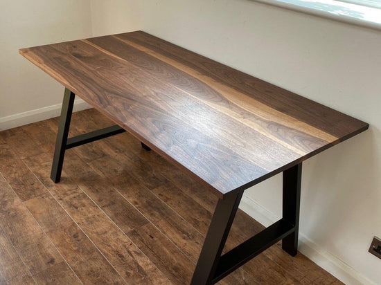 Black Walnut Desk For Office Computer Work – The Somerset Workshop