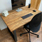 wooden desk top for sit stand legs