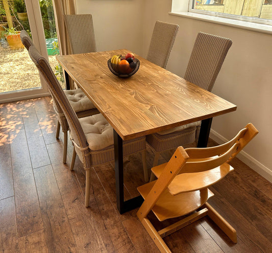 Dining Table with Box Section Legs - adrian-4cf6